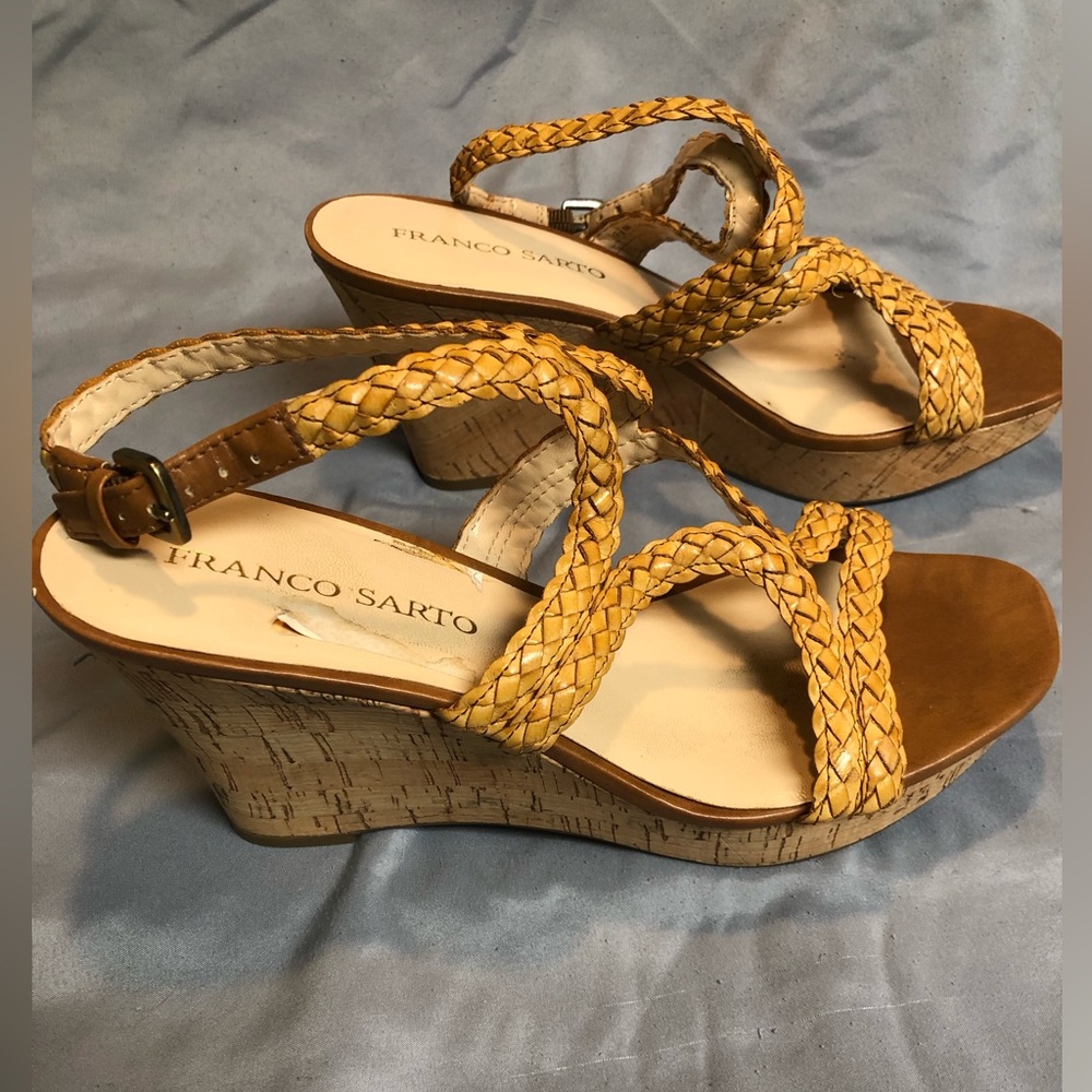 Franco Sarto Wedge Sandals 9.5